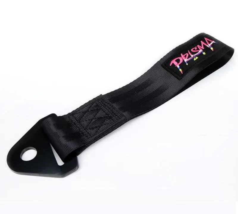 NRG Universal Prisma Tow Strap Heavy Duty Black Motorsports and Recovery