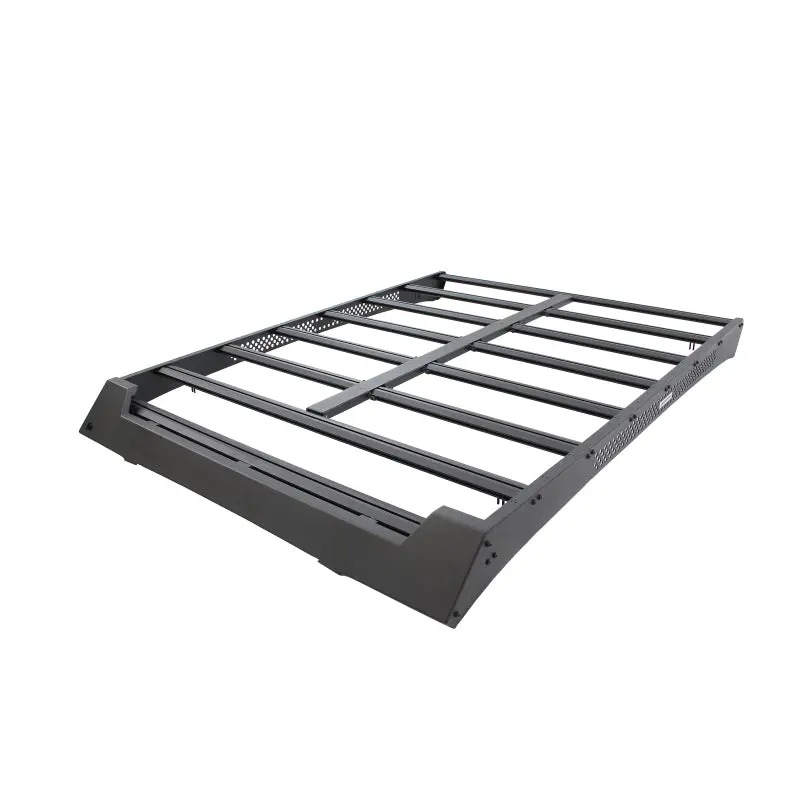 Go Rhino 19-21 Toyota Tundra CrewMax Ceros Low Profile Roof Rack - Textured Black