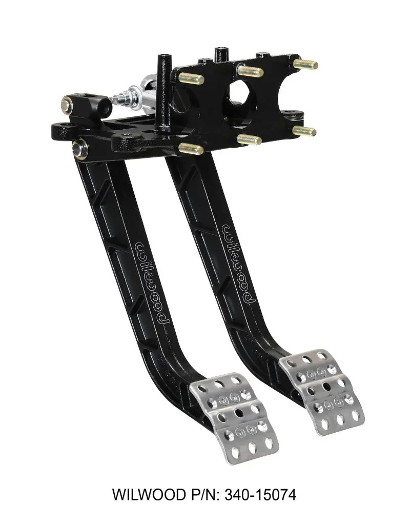 Wilwood Adjustable Trubar Dual Pedal Brake Clutch Reverse Swing Mount 6.25:1