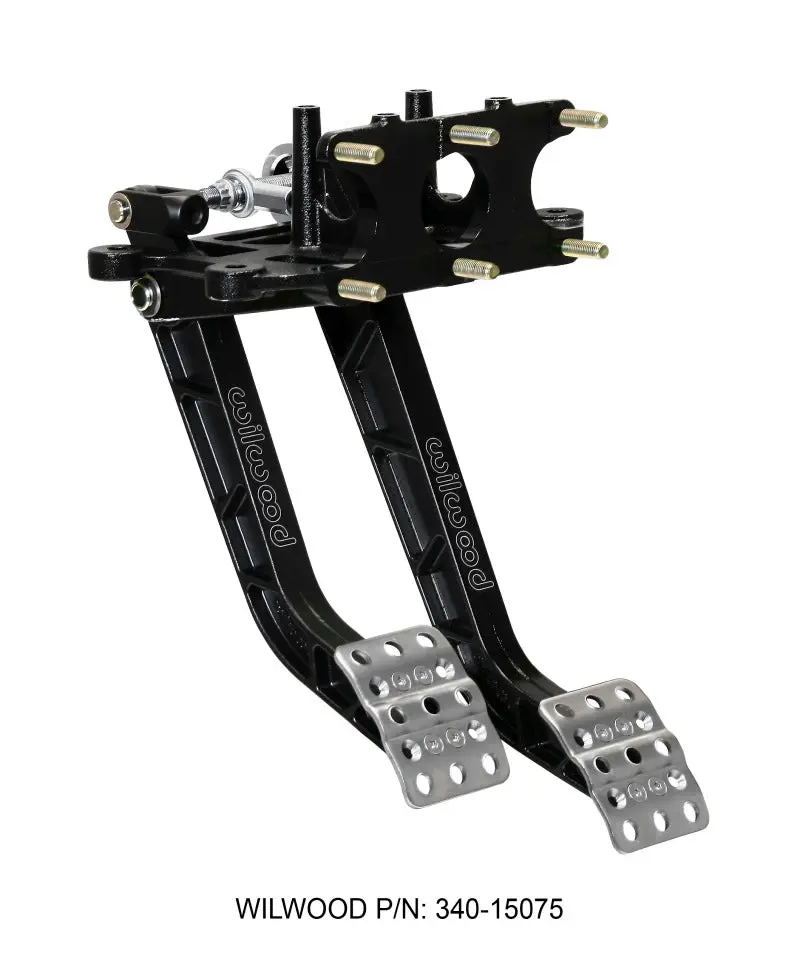 Wilwood Adjustable Trubar Dual Pedal Brake Clutch Reverse Swing Mount 6.25:1 Brake 5.1:1 Clutch