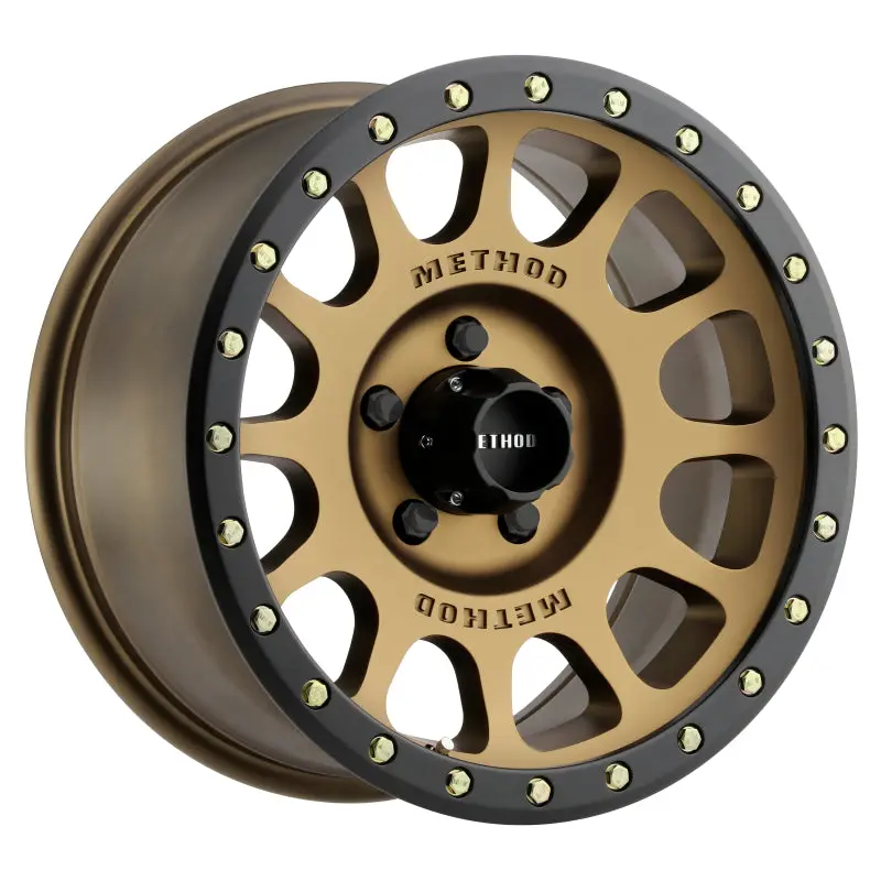 Method MR305 NV 20x9 +25mm Offset 5x150 116.5mm CB Bronze/Black Street Loc Wheel Toyota Method Wheels
