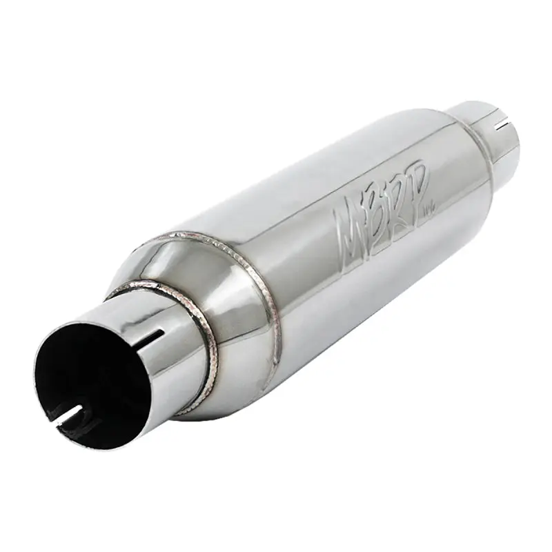 MBRP Universal Resonator 2.5in Inlet Outlet 16in Body 20in Overall T304 Stainless Steel