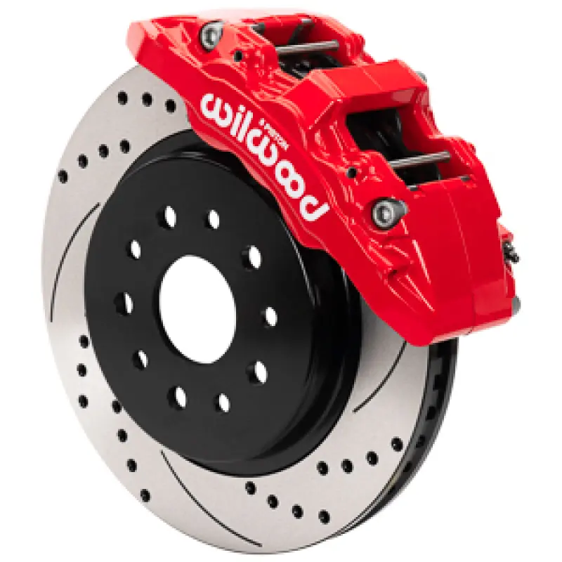 Wilwood 19-20 Jeep Wrangler JL 20-22 Jeep Gladiator JT Aero6-DM Front Brake Kit D&S Rotors Red