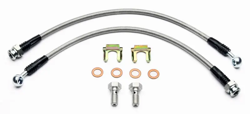 Wilwood Flexline Brake Hose Kit 1988-1996 Corvette OEM Front Caliper