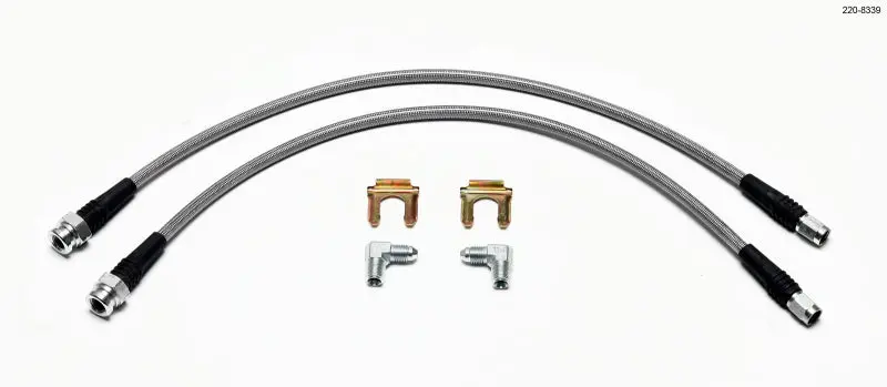 Wilwood Flexline Brake Hose Kit 1999 1/2-2003 Golf IV Performance Brake Lines