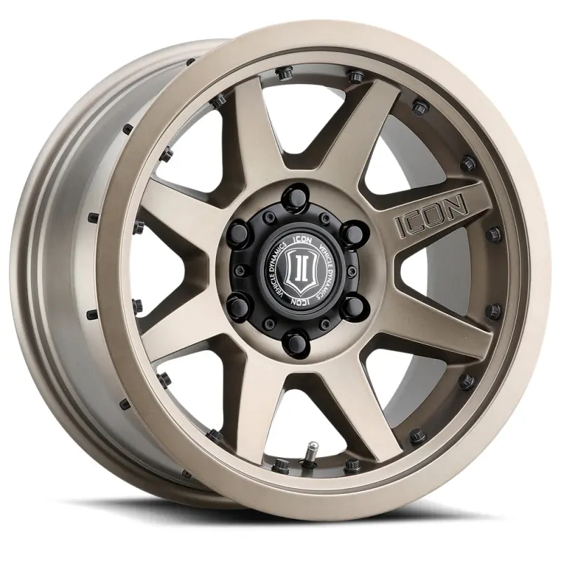 ICON Rebound Pro 17x8.5 6x135 6mm Offset 5in BS 87.1mm Bore Bronze Wheel Off-Road