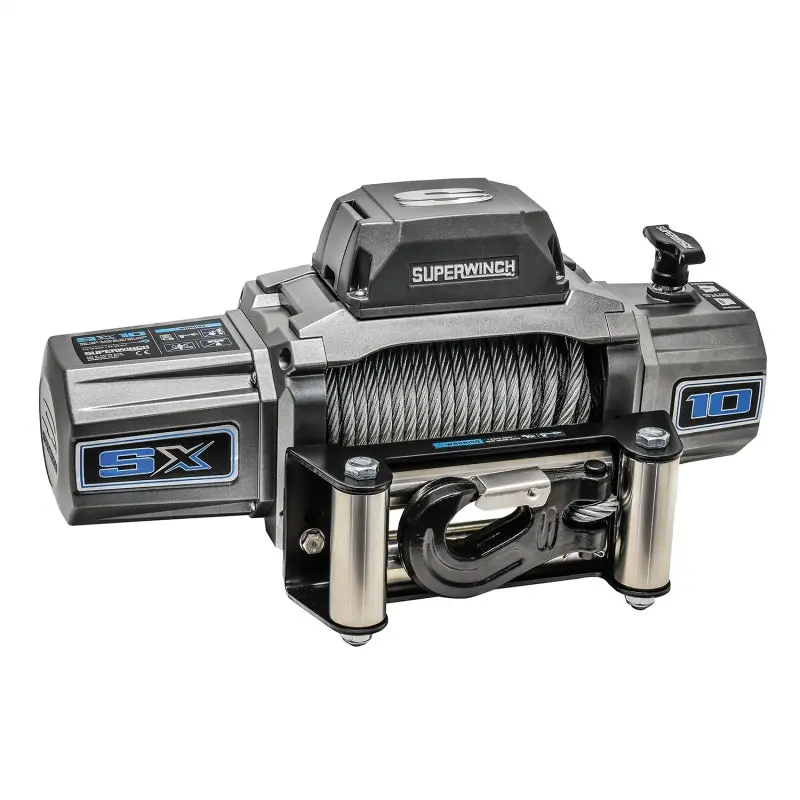 Superwinch SX 10000 Winch 12V DC 10000 LBS 3/8in x 85ft Wire Rope Off-Road Recovery