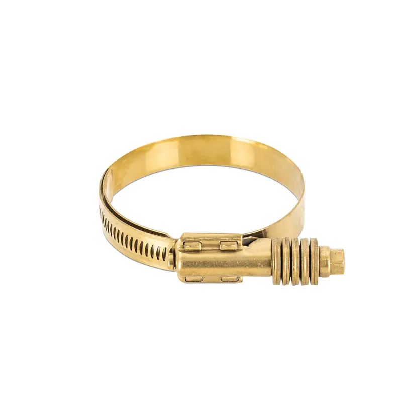 Mishimoto Gold Constant Tension Worm Gear Clamp 3.74in.-4.61in. Aesthetic and Functional Use