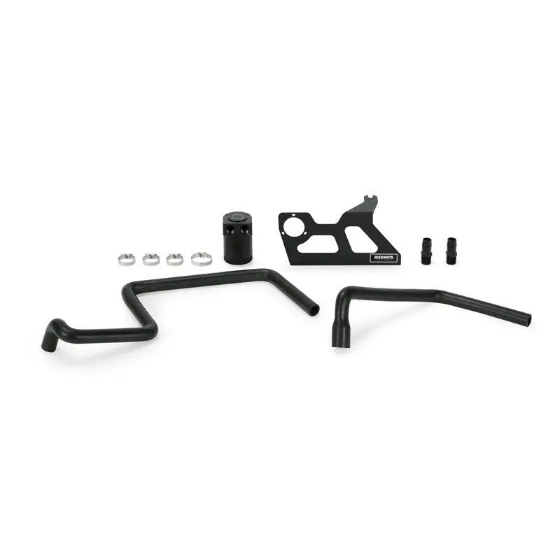 Mishimoto 07-11 Jeep Wrangler JK Baffled Oil Catch Can Black Off-Road Protection