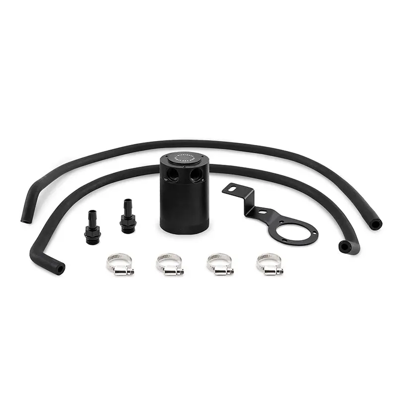 Mishimoto 15-16 Subaru WRX PVC Side Baffled Oil Catch Can Black Engine Protection